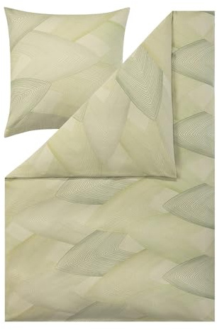 ESTELLA Bettwäsche Bolzano | grün | 135x200 cm + 80x80 cm