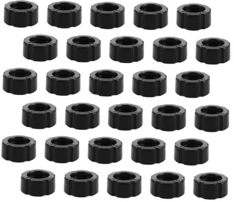 HOMOBABE 30 Stück Autotelefonhaltermutter 17 Mm Kugelgelenk Feste Adapterringe Ersatz Universal Autohalterung Aufschraubbarer Kopfhalterung Haltering