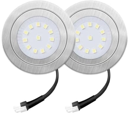 M14K2Pack1.5W Range Hood Light Bulbs,12VDC Kitchen Cooker Hood Light Bulbs,Kitchen Light Replacement 20W Halogen Light Bulbs