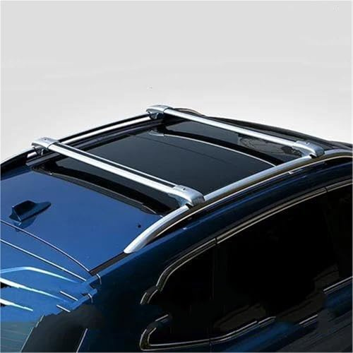 SYLTER Dachträger FÜR Ford FÜR Ranger 2011+ Hochleistungsstangen Mit Abschließbarer Aluminiumlegierung Gepäckbox Fahrradträger Sportdach-Gepäckkanal gepäckträger(Silber)