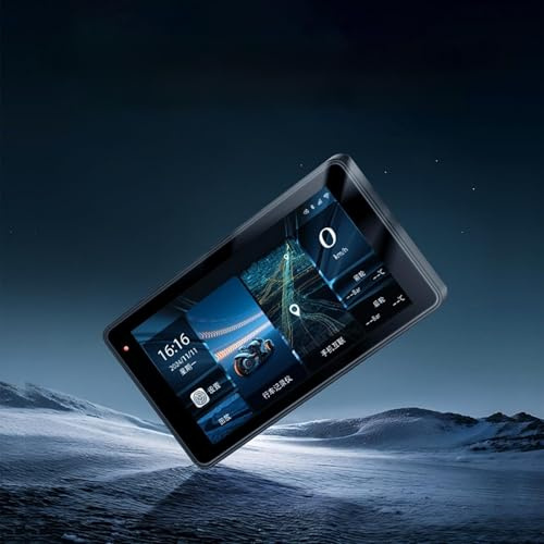 5G Wifi Motorrad GPS Navigationsgerät mit 1080P Dashcam vorne und hinten, 5 Zoll Touchscreen IP68 wasserdicht, 150°HD Weitwinkelobjektiv Bluetooth Audioempfänger GPS Reifendrucküberwachung