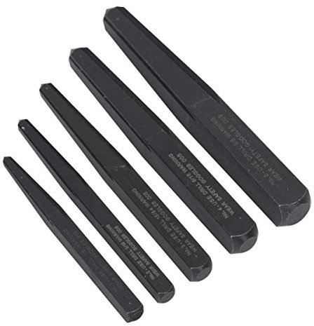 Sealey Ak719 Lot de 5 extracteurs de vis carrés