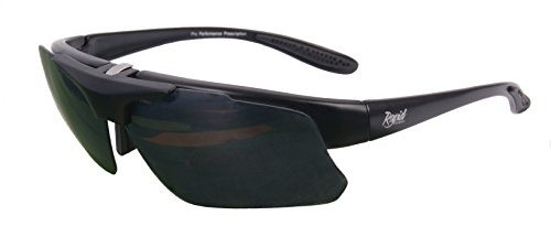 Rapid Eyewear Rx Polarisierende SONNENBRILLE RAHMEN FÜR SEHSTÄRKE KORREKTIONSGLÄSER. Für Damen und Herren. Rx Optik Clip Enthalten. Für Fahren und Sport