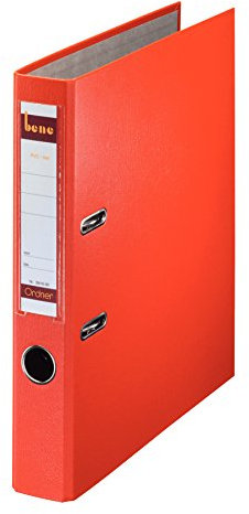 Bene 291600OR No.1 Kunststoff-Ordner A4, orange