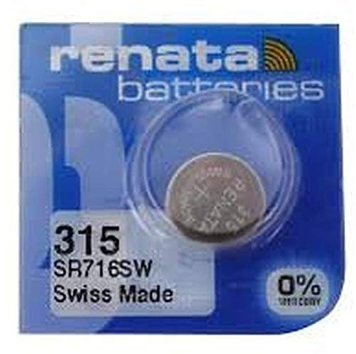 3 x Renata Mercury gratis Armbanduhr Batterie 315 (SR616SW)