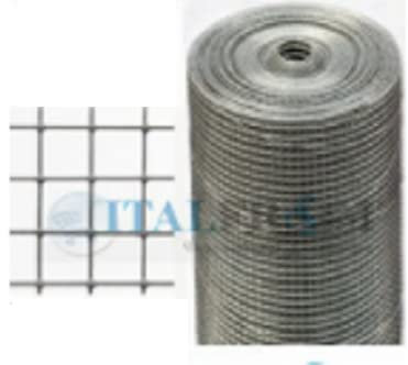 ITALFROM 2219 Rouleau de Grillage métallique galvanisé 13 x 13 mm 1 mm H 50 cm