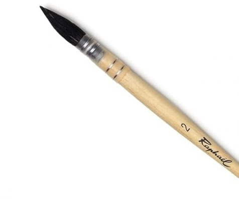 Pinceau Lavis aquarelle Petit Gris Pur Monte Sur Plume No.2