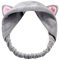 Serre-tête avec oreilles de chat mignonnes - Gris, gris, taille unique