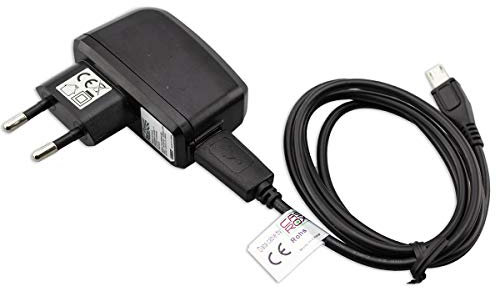 Cargador/Adaptador de Carga + Cable para Cat S60, Cargador Fuente de alimentación para Cargar el móvil (Cable Flexible y Estable en Negro)