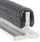 6x8mm Kantenschutzprofil Meterware für 1-2mm Blech metallverstärkt Schwarz - Kantenschutz Schutzprofil