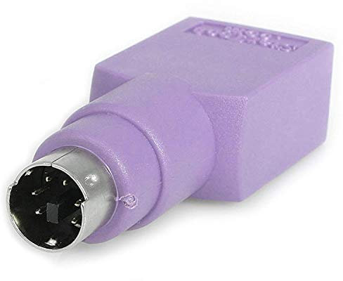 Adaptador Teclado USB a conector PS/2 PS2 MiniDIN - Hembra USB - Macho Mini-DIN