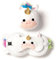Puckator Unicorn Kissen, EPS 93% Polyester 7% Elasthan, Mehrfarbig, one Size
