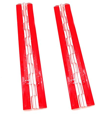 Transparent Plastic Acrylic 300mm Continuous Piano Hinge 12 Acryl-Hinge Acrylic 12 inch Hinge（Self- Adhesive）2 PCS. for DIY Transparent Box. Display Stand etc.