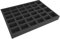 Replacement Tray for Gamesworkshop Classic plastic figure case. Carry 34 troops on up to 32mm bases. Ideal for 3 squads of 10 troops 50mm tall and 4 HQ dynamic figs. Perfect for Games Workshop figures