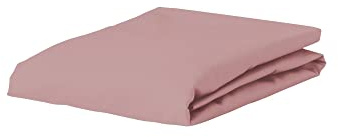 ESSENZA Spannbettlaken Premium Percale Woodrose, 180x200 cm - 100% Baumwollpercale 200TC - Uni