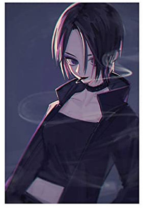 Anime-Poster Nana Osaki 22 Leinwand-Poster, Wandkunst, Deko, Gemälde, für Wohnzimmer, Schlafzimmer, Dekoration, 60 x 90 cm, ohne Rahmen: