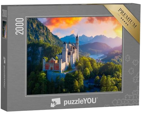 puzzleYOU: Puzzle 2000 Teile „Schloss Neuschwanstein“ – aus der Puzzle-Kollektion Schloss Neuschwanstein