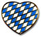 Bayern Pin Herz - Oktoberfest Pin - Bayern Anstecker