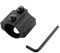 KKPLZZ Soporte de Anillo de Linterna Offset Mlok de 25,4mm, Soporte de Montaje de Linterna de aleación de Aluminio para MLOK guardamanos Tiro Caza