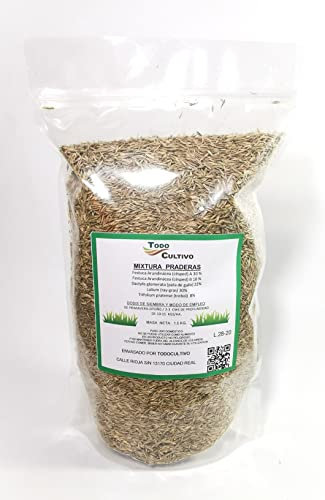 Mixtura para pradera perenne 1.5kg. Pradera destinada a pasto de ganado