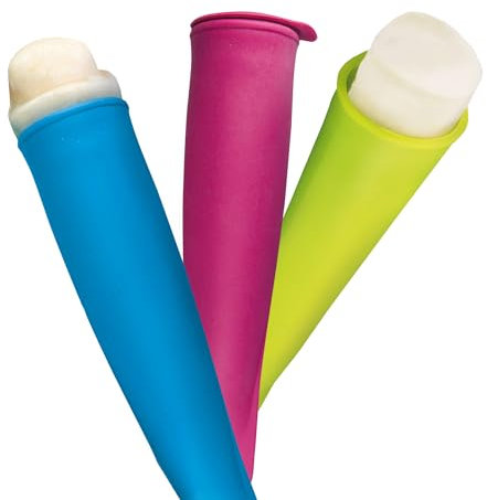 Lot de 3 sucettes à glace pour chien avec rembourrage – Moules à glace en silicone toujours réutilisables