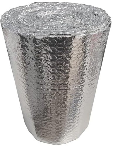 IMBALLAGGI 2000 - Pannelli Termoriflettenti per Termosifoni 25cm Altezza x 7M, 1.75mq, 1 Rotolo, Pannelli Isolanti Termici per Interni, Porte Finestre Pavimenti Tetti, Isolante Termico Impermeabile