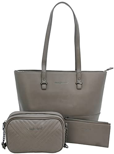 JENNIFER JONES - 3-teiliges Set, großer Shopper, kleine Umhängetasche