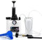 SMOTIVEPRO Brake Bleeding Kit, 3L Manual Brake Bleeder with 1L Brake Bleeding Bottle and E20 45mm Master Cylinder Adapter for Most European Models and Car Clutch ABS Systems