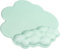 AJAZZ Cloud-Soft Gaming-Mauspad,Handgelenkauflage,Ergonomisches Cloud-Handgelenkauflage Mauspad mit Memory Schaum,Rutschfeste Unterseite,Leicht,Einfache Schmerzlinderung,Bequem für Heimbüro,PC,Mac
