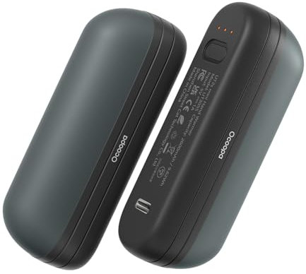 OCOOPA Handwärmer Taschenwärmer UT2S Mini, 5200mAh, Handwärmer Magnetisch Elektrisch 2er Set, Taschenofen Wiederverwendbar, Outdoor Camping Gadgets für Wärme, Geschenke für Frauen und Männer