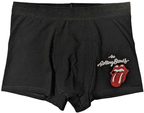 Rock Off officially licensed products The Rolling Stones Classic Tongue Logo Boxer Kurze Hosen XL