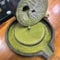 Country Living Matcha Grain Mill, Handmade Small Bluestone Stone Mills Grinder for Household/Nursery Craft Teaching/Kitchen, 13 cm × 20 cm