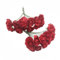 144 mini rose carta bomboniera confezione scatola fiore artificiale fai da te (Rosso)