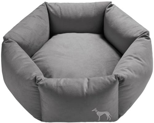HUNTER Orthopädisches Hundesofa Merida 6-eckig Farbe anthrazit, Größe L