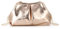 EVEOUT Pochette en Cuir PU Femmes Sac à Main de Fête Clutch de Boulette avec Chaîne à d'épaule Sac à bandoulière pour Soirée Mariage Vacances（Or Rose）