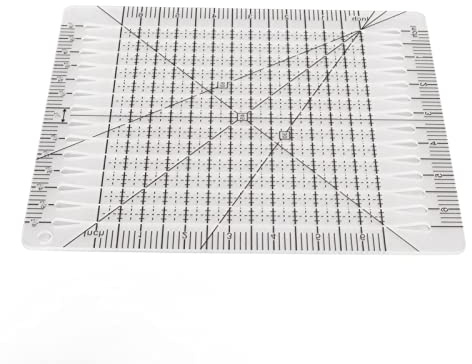 Radius Lineal 2 Zoll Dicke Quilt Lineale Transparentes Acryl Mit Genaue Skala Und Rasterlinie Für Schneiden Nähen Basteln Handarbeiten Multifunktionales Werkzeug