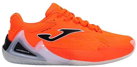 Joma Pádel Zapatilla de Hombre Open Coral, 40-46 - Suela Reactive Ball Que Absorve Impactos y Evita Torsiones en Articulaciones