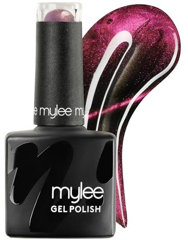 Mylee Cat Eye Gel-Nagellack 8ml [Gaia] - Magnetisch, Glitzernd, Holografisch, UV/LED, Maniküre, Pediküre, Lang anhaltend, für den Professionellen und Heimgebrauch, Langanhaltend
