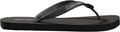 Calvin Klein Herren Flip Flops Beach ong Slide Zehentrenner, Schwarz (Triple Black), 42