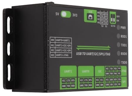 aqxreight Multi-Protokoll-USB-Schnittstellenkonverter für UART I2C SPI und JTAG in Industriellen Anwendungen