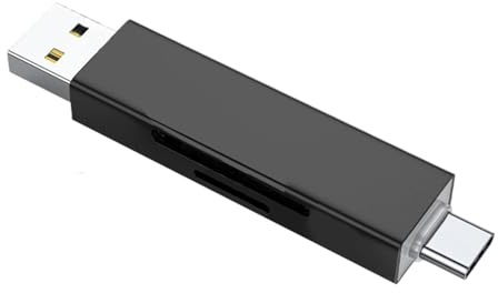 DAYnagh Lettore Schede Memoria Tipo C A Doppia Porta USB2.0 per I Tablet per Telefoni Computer E Riproduci I Lettori USB C Reader TF Reader