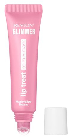 Revlon Glimmer Lip Treat Balm + Mask Scent Free | Overnight peptide lip treatment. Doubles as daily balm & all-night lip mask. Hydrates for softer, plumper-looking lips.