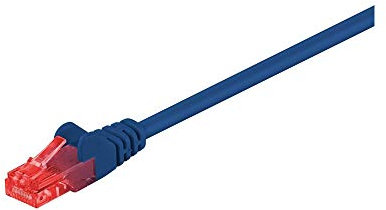 Goobay 68432 CAT 6 Patchkabel, U/UTP, Blau