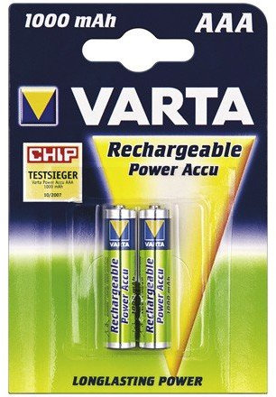 Varta Varta Power Accu - 56763, Akku Ni-MHmikro (AAA), 1, 2V 1000mA