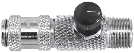 SPARMAX SPX59313 Schnelladapter weiblich, stahlfarben, 1/8