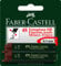 Faber-Castell 120598 - Feinminen SUPER POLYMER, Minenstärke: 0,5mm, Härtegrad: HB, 4 Packungen je 12 Stück