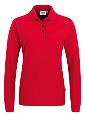 HAKRO Damen-Longsleeve-Poloshirt Performance