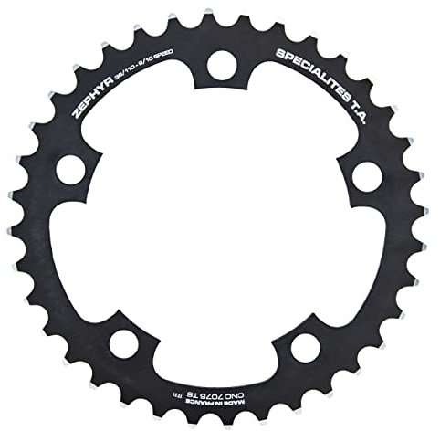 Spécialités TA Zephyr Compact 110pcd 5 Brazos 9/10/11 Velocidad Interior Plato, Adultos Unisex, Negro, 34 Dientes