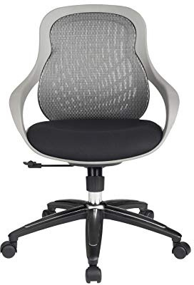 Alphason,AOC1010-M-GRY,Croft Grey back designer mesh chair - grey frame,grey frame