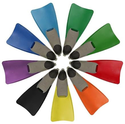 Mad Wave Flossen Schwimmen – langer Klinge, blau, 42-43